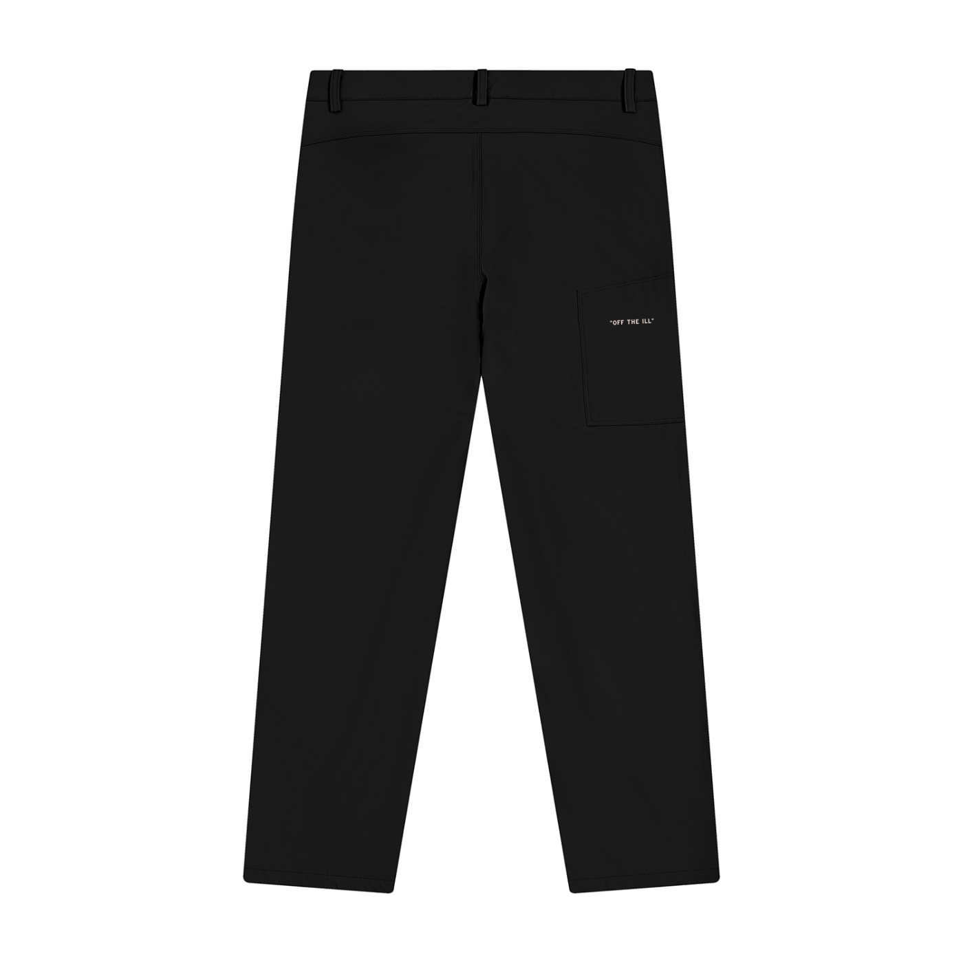 Off the ill Tapered Pants Black